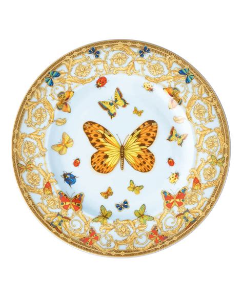 versace butterfly plates